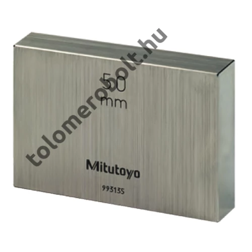 MITUTOYO Mérőhasáb : 50 mm idomszeracél 1 pontossági osztály 611675-031