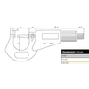 Kép 2/4 - ASIMETO Mikrométer digitális : 25 - 50 mm / 0,001 mm 116-02-0