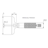 Kép 2/4 - ASIMETO Mélységmérő mikrométer digitális 0 - 100 mm / 0,001 mm IP65 205-04-0