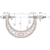 Kép 2/2 - MITUTOYO Mikrométer skáladobos : 150 - 300 mm / 0,01 mm 104-136A
