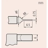 Kép 3/3 - MITUTOYO Pengés mikrométer skáladobos : 25 - 50 mm / 0,01 mm 122-102-10