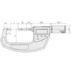 Kép 2/2 - MITUTOYO Pengés mikrométer digitális : 0 - 30 mm / 0,001 mm IP65 422-411-20