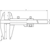 Kép 4/4 - MITUTOYO Műhelytolómérő nóniuszos 0 - 500 mm / 0,05 mm 533-404