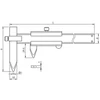 Kép 3/3 - MITUTOYO Eltoltpofás központmérő tolómérő nóniuszos 10 - 150 mm / 0,02 mm 536-105