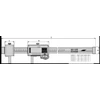 Kép 3/3 - MITUTOYO Szénszálas tolómérő cserélhető mérőcsőrrel digitális 0 - 1500 mm / 0,01 mm IP66 552-184-10