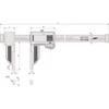 Kép 3/3 - MITUTOYO Szénszálas tolómérő digitális 0 - 600 mm / 0,01 mm IP66 552-303-10