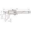 Kép 2/2 - MITUTOYO Csővastagságmérő tolómérő digitális 0 - 150 mm / 0,01 mm IP67 573-662-20