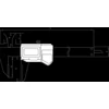 Kép 3/3 - MITUTOYO Előrajzoló tolómérő digitális 0 - 300 mm / 0,01 mm szögletes mélységmérő IP67 573-679-20