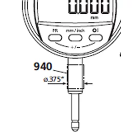 MAHR 940 Adapter persely (0.375 inch / 8 mm) 4310103