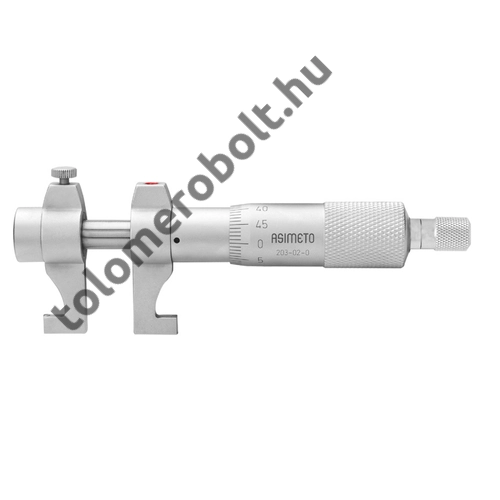 ASIMETO 2 ponton mérő mérőcsőrös furatmikrométer skáladobos : 5 - 30 mm / 0,01 mm 203-01-0
