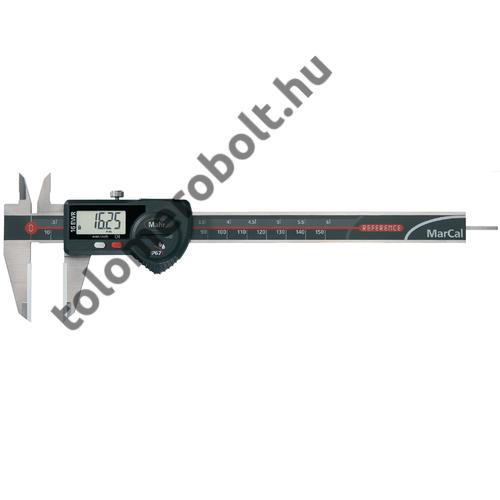 MAHR 16 EWR DIGITAL CALIPER, 6"/150 RD DEPTH ROD W/OP CERMIC JAWS 4103072