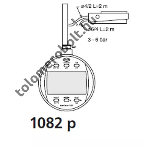 MAHR 1082 p Pneumatikus orsókiemelő kar (12,5 + 25 mm) 4336230