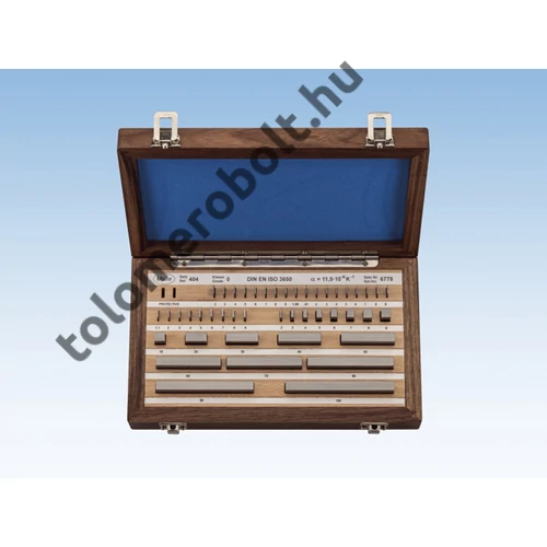 MAHR 404/0 Gage Block Set 46 pcs., Steel 4800000