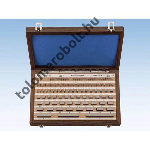 MAHR 408/0 Gage Block Set 111 pcs., Steel 4800020