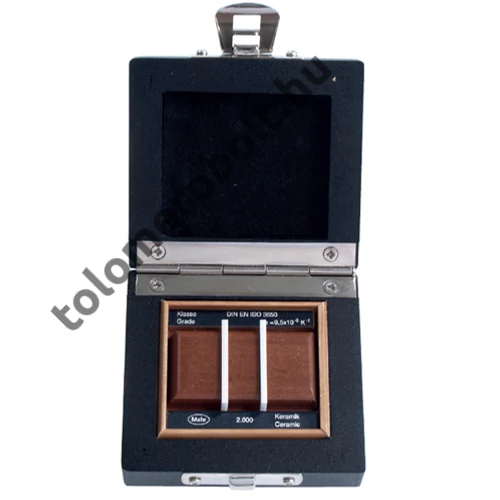 MAHR 418 C/0 Gage Block Set 2 pcs., Ceramic 4800085