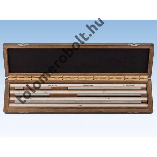 MAHR 415/1 Gage Block Set 6 pcs., Steel 4800339
