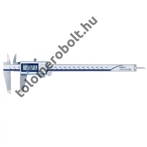 MITUTOYO Tolómérő digitális 0 - 200 mm / 0,01 mm görgővel szögletes mélységmérő IP67 500-703-20