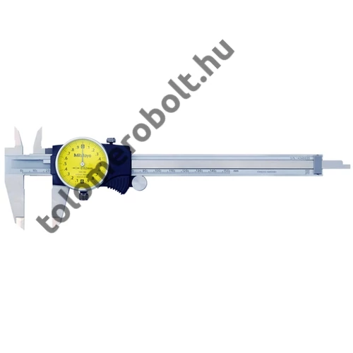 MITUTOYO Tolómérő órás 0 - 150 mm / 0,02 mm görgővel szögletes mélységmérő 505-730
