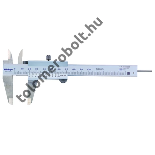 MITUTOYO Tolómérő nóniuszos 0 - 100 mm / 0,05 mm kerek mélységmérő 530-100