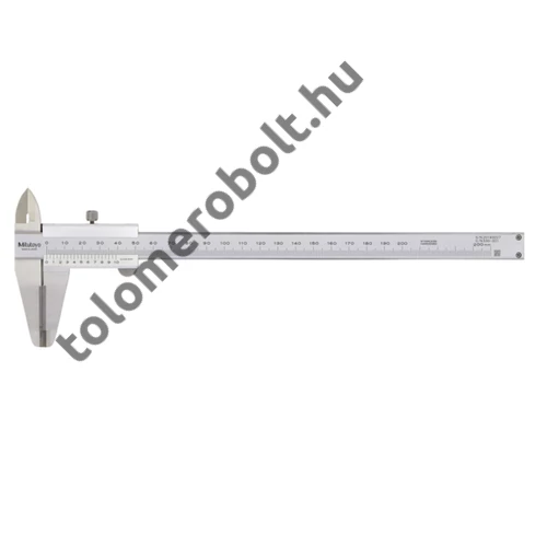 MITUTOYO Keményfémbetétes tolómérő nóniuszos 0 - 200 mm / 0,05 mm szögletes mélységmérő 530-321