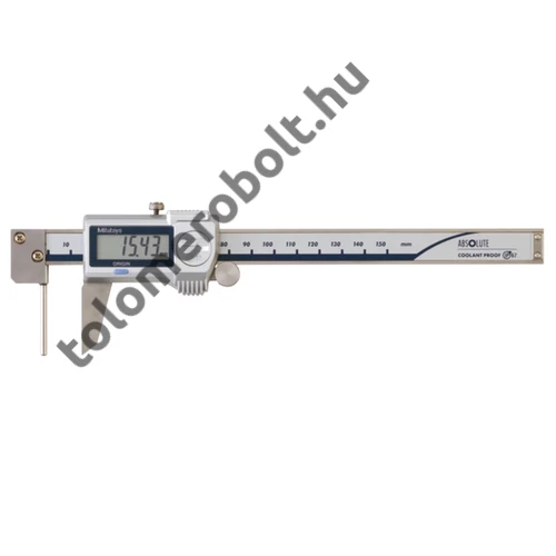 MITUTOYO Csővastagságmérő tolómérő digitális 0 - 150 mm / 0,01 mm görgővel IP67 573-661-20